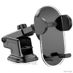 Автомобільний тримач HOCO H3 Shiny press (center console) dark night Black (Код товару:35929)