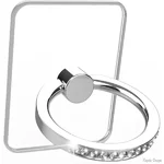 DM Кільце-тримач Transparent Ring Holder 360 Square Brilliant Silver (Код товару:28815)
