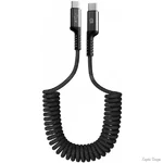 Кабель ArmorStandart AR17 Spiral Type-C to Type-C 3A 1m Black (ARM75392) (Код товару:37748)