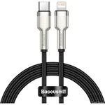 Кабель Baseus Cafule Metal Data Type-C to Lightning PD 20W 0.25m Black (CATLJK-01) (Код товару:30818)