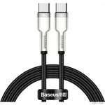 Кабель Baseus Cafule Series Metal Type-C to Type-C 100W 2m Black (CATJK-D01) (Код товару:25362)