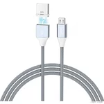Кабель Hoco U40B USB magnetic to Micro Gray (Код товару:13241)