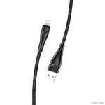 kabel-usams-u41-braided-usb-to-lightning-2a-3m-black.webp