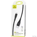 kabel-usams-u41-braided-usb-to-lightning-2a-3m-black.webp