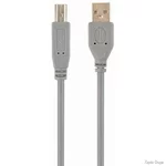 Кабель для принтера Cablexpert USB to USB Type-B V 2.0 (M/M) AM/BM 1.8 м Сірий (CCP-USB2-AMBM-6G) (Код товару:35660)