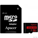 Карта пам'яті Apacer microSDHC 32GB UHS-I Class 10 + SD-адаптер (R85MB/s) (AP32GMCSH10U5-R) (Код товару:13737)