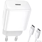 Мережевий зарядний пристрій Infinix XC06 PD 30W + cable Type-C to Type-C White (Код товару:31195)