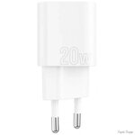 Мережевий зарядний пристрій Proove Silicone Power Plus 20W Type-C + USB White (WCSP2011002) (Код товару:37763)