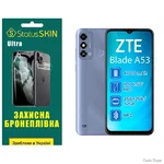 Поліуретанова плівка StatusSKIN Ultra на екран ZTE Blade A53 Глянцева (Код товару:32614)