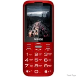 Телефон Sigma mobile Comfort 50 Grace Dual Sim Red (Код товару:25657)