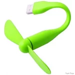 DM Вентилятор портативний гибкий Mini Fan USB від повербанка/ноутбука Green (Код товару:37845)