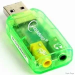 Звукова карта Gembird SC-USB-01 Green (Код товару:37692)