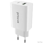 Мережевий зарядний пристрій Proove Rapid 20W Type-C + USB White (WCRP20110002) (Код товару:37761)
