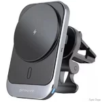 Автомобільний тримач з БЗП Proove Square Magnetic Pro 15W Metal Gray (WHSP15010004) (Код товару:38022)