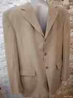 Пиджак оверсайз горчичный светлый xl-xxl лён шёлк