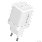 Мережевий зарядний пристрій Proove Pure GaN Max 67W (Type-C + Type-C) White (WCPU67022202) (Код товару:39355)