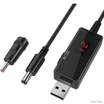 Кабель ArmorStandart USB boost converter DC 5V to 9V 12V + 3.5x1.35 mm connecter для живлення роутера (ARM65519) (Код товару:25188)