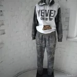 Спортивный костюм милитари принт m-l-xl