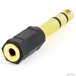 Адаптер Cablexpert 6.35 мм - 3.5 мм (M/F), чорний (A-6.35M-3.5F) (Код товару:39658)
