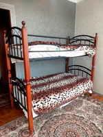 Двухярусная кровать с матрасом