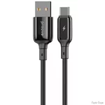Кабель Proove Flex Metal USB to Type-C 2.4A 1m Black (CCFM20001201) (Код товару:40739)