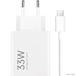 Мережевий зарядний пристрій Xiaomi Mi 33W Charging Combo (Type-A) White (BHR9956EU) (Код товару:40268)