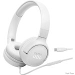 Навушники JBL Tune 520C Type-C White (JBLT520CWHT) (Код товару:40865)