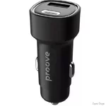 Автомобільний зарядний пристрій Proove Flash 30W (Type-C + USB) Black (CCFL30111201) (Код товару:39518)