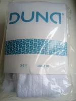 Колготи дитячі білі з визерунком Duna р.104-110