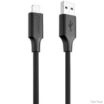 Кабель Proove Striped Silicone USB-A to Lightning 1m Black (CCSS00001101) (Код товару:40992)