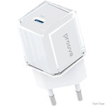 Proove Мережевий зарядний пристрій Pure GaN 30W Type-C White (WCPU30012202) (Код товару:39352)