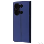 Чохол-книжка WAVE Flap для Xiaomi Redmi Note 13 Pro 4G/Note 14S 4G/Poco M6 Pro 4G Blue (Код товару:41157)