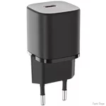 Мережевий зарядний пристрій Veron TC-033 33W PD QC3.0 Black (Код товару:41298)