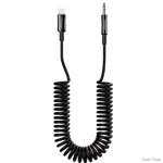 AUX кабель Proove Steel Spring Lightning to 3.5mm 1m Black (ACSS00005101) (Код товару:41621)