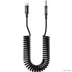 AUX кабель Proove Steel Spring Type-C to 3.5mm 1m Black (ACSS00005201) (Код товару:41622)
