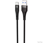 Кабель Proove Light Silicone Plus USB to Type-C 3A 1m Black (CCLS15001201) (Код товару:41590)