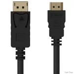 Кабель Cablexpert DisplayPort - HDMI 3м Чорний (CC-DP-HDMI-3M) (Код товару:40923)