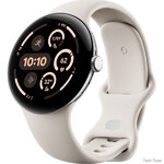 Смарт-годинник Google Pixel Watch 3 41mm Wi-Fi Polished Silver Aluminum Case/Porcelain Active Band (Код товару:41407)