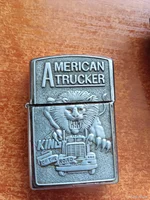 Запальничка залізна Amerikan trucker ZIPPO USA. Оригінал. З чохлом.