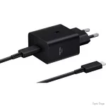 Мережевий зарядний пристрій Samsung Compact Power Adapter 45W Type-C + cable Type-C Black (EP-T4511XBEGEU) (Код товару:36699)