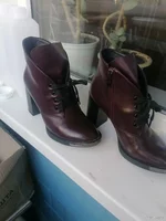 Женские кожаные ботинки (весна-осень) р. 38