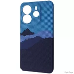 Чохол WAVE Gleam для Xiaomi Redmi Note 14 4G UA Blue Mountain (Код товару:42102)