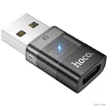 Адаптер Hoco UA36C USB to Type-C Black (Код товару:41302)