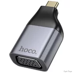 Адаптер Hoco UA34 Type-C to VGA Metal Gray (Код товару:41300)