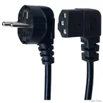 Кабель живлення ArmorStandart CEE 7/7 - С13 кутовий 1.8м black (ARM73124) (Код товару:42293)