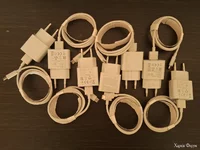 Продам зарядні пристрої (10w, usb type-c) 7штук