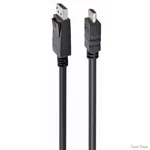 Кабель Cablexpert DisplayPort - HDMI 1м Чорний (CC-DP-HDMI-1M) (Код товару:41943)