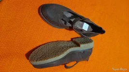 Лоферы/ботиночки женские, 2 пары. Размер: 37-38. Нубук натуральный. Германия-Австрия