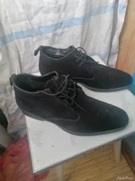 Итальянские мужские зимние замшевые ботинки А. Testoni p. 6 1/5 (40.5)