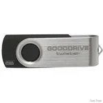 Флеш пам'ять GOODRAM UTS2 (Twister) 8GB Black (UTS2-0080K0R11) (Код товару:29589)